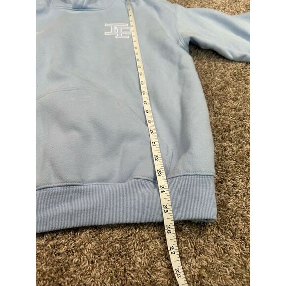 Inaka Power IP Light Blue Hoodie Pullover Sweatshirt Unisex S Gym Weightlifting - Picture 6 of 11